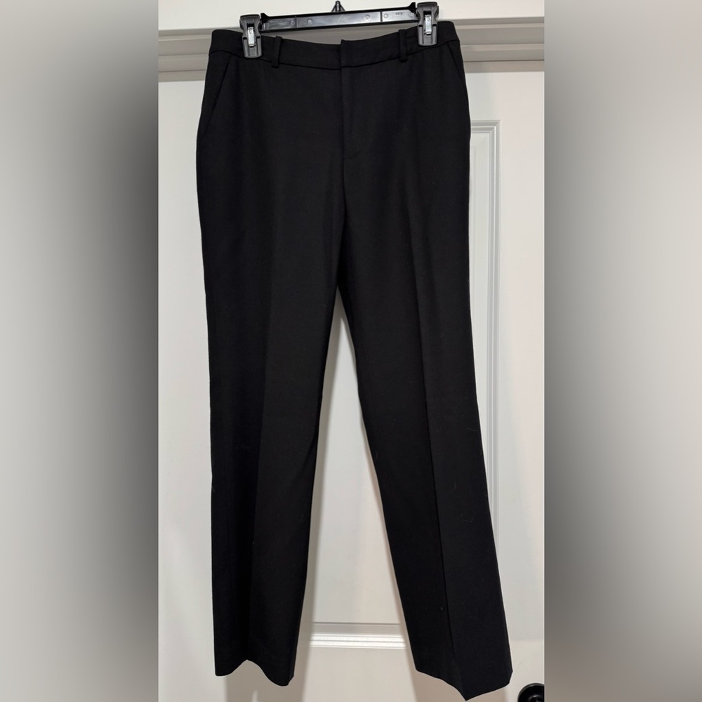 Lauren Ralph Lauren Black Wool Trousers Size‎ 6 Petite EUC